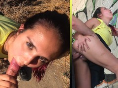 I MEET a guy in the FIELD and I FUCK him until he CUMSHOT MY FACE
