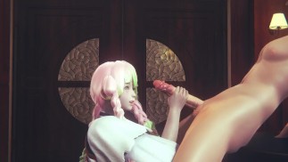Demon Slayer - Mitsuri Kanroji Handjob