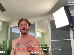 Behind The Scenes: Big Titty Kenzie Gets Two Bad Bi Boys!