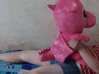 Большой розовый дракон Веселье#31