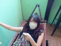 【個人撮影】海デートで生脱ぎパイパン見せつけ露出セックス♡            素人カップル/個人撮影/スマホ/野外露出/フェラ/パイパン/女子大生/中出し/無修正/立ちバック/中出し/まろちゃんね - Screenshot 6 of 16 - Outside