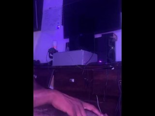 Ebony man_rubbing duck until it cums