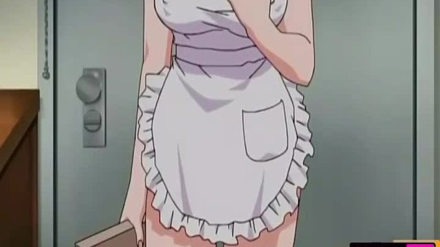 部屋とチンポを掃除する巨乳メイド |アニメ変態無修正