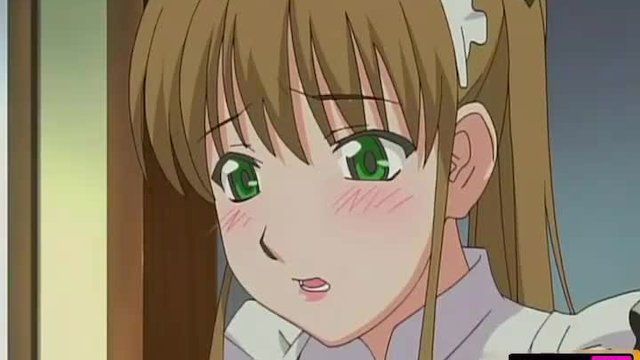 部屋とチンポを掃除する巨乳メイド |アニメ変態無修正