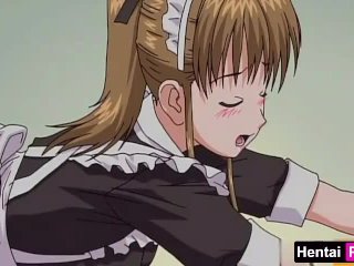 A Maid with Big Boobs Who Cleans Rooms and Cocks AnimeHentai Uncensored