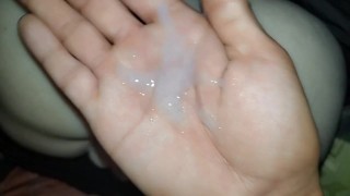 Dripping down my hand