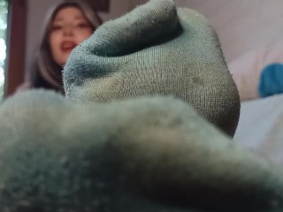 Your girlfriend afternoon dirty socks JOI