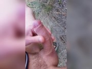 Young guy going to the nude beach to jerk off his teen dick bisexual male wanking at cruising spot