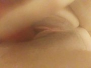 Preview 3 of Stretching out my juicy tight pussy in the shower