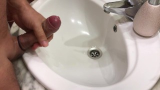 Masturbate in bathroom