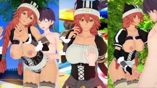 [Hentai Game Koikatsu! ] Faça sexo com Peitões OVERLORD Lupusregina.Vídeo 3DCG Anime Erótico.