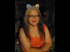 Cute Kyttnpet smoking at night