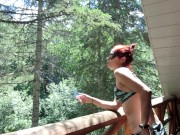 Preview 5 of Smoking topless at cottage 💦🔥💋
