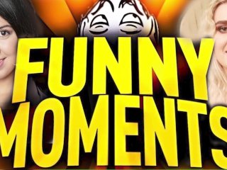 Youtube xxx Strip Game - Read rap on a vibrator Funny Moments - Katty West & Eva Stone