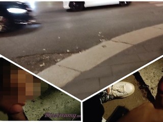 Публичный Секс Застукали - Сексуальная Учительница Дрочит Меня И Сосет Мой Член На Оживленной Улице