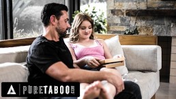 PURE TABOO Eliza Eves Gets Deflowered By Her Stepdad Because Her BF Ditched Her On Valentine's Day