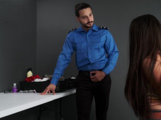 A TSA Agent found my Naughty Toys in my Bag and took me to his Office