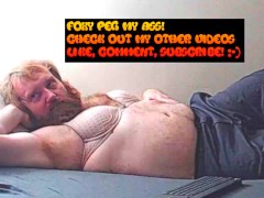 Sissy Sub With Toys Jacks off to Porn Cross Dressing Golden Shower Part 6