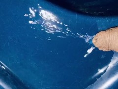Quality Hot uncut dick Pissing on the faucet top at the bathroom 