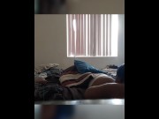 Preview 4 of Brothers baby mama moaning on the dick