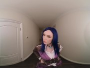 Preview 1 of Petite Ailee Anne as LEAGUE OF LEGENDS CAITLYN Interrogates You VR Porn