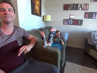 My Step Aunt Let me Worship her Gorgeous Feet! (1080p HD PREVIEW)