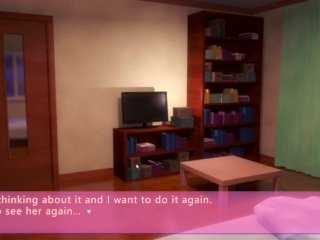 Emilia's Diary (Sex Scenes) Teacher masturbates in the evening at home