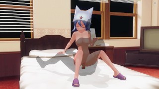 3D HENTAI Step sister rides cock and gets creampie