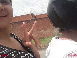 YULIETH GOMEZ ALL HORNY IN THE RIVER MASTURBATES AND SUCKS ME RICH Yulieth GOMEZ 在河里自慰和吸我的所有角质 YULI