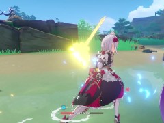 Noelle ryona + ragdoll - English/ Chinese 诺艾尔 良娜/ Japanese ノエル リョナ/ Korean 노엘 료나