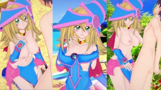 [Hentai Game Koikatsu! ]Have sex with Big tits YuGiOh! Dark Magician Girl.3DCG Erotic Anime Video.