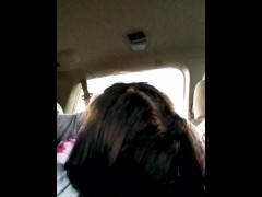 Sucking dick in the car. Pleasing my master in every way  - Screenshot 6 of 16 - Blowjob