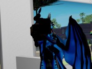Preview 3 of Second Life 4K - Yoruichi Get's Pounded By Azra