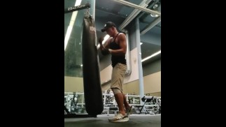 A fighter warm up before he fucks you...