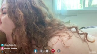 Secretly Cucking You With BBC Over FaceTime - Blowjob/Fuck/Facial - BustySeaWitch