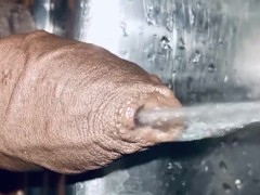 Quality hot sink uncut dick Pissing captured very closely 