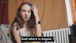 My stepbrother won a trip to Angola, and I won a trip to his dick. Anna Bali