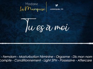 Tu es à moi [Audio porn JOI français]