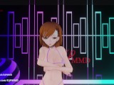 Sexy NUDE Misaka Love Dive Blender MMD 1520