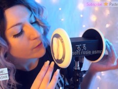 SFW ASMR Rare Mouth Sounds with Delay - PASTEL ROSIE Amateur Youtuber - Trippy Ear Tease Tingles