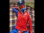 Preview 1 of Motorcyclist fucked a guy in mxhelmet