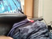 Preview 1 of Young guy jerks off his cock and releases a stream of cum