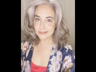 Playing with my Silver Hair