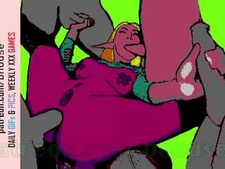 Alien Elf Gets Gangbanged