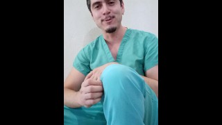 Handsome Nurse Needs Your Help To Relax