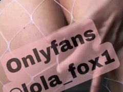 stockings mesh on my pussy fuck me on my onlyfans lola_fox1
