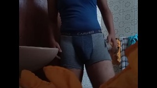 Show my underwear and cock