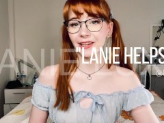 Redhead Lanie Luxx Helps You Cum - JOI