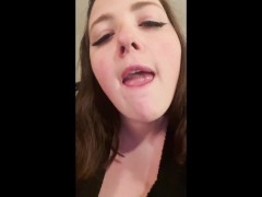 Lip Fetish - I bet you wish these big lips were around you cock right now