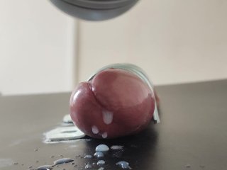 固定されたペニスが電マを当てられ激しく射精する！！！-1画面版-part2(たくさんのいやらしいコメント待ってます😍)